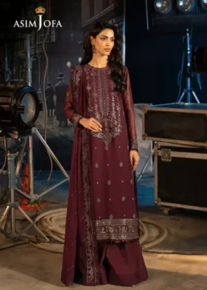 Asim Jofa AJLFF-06 Embroidered Chiffon 3 Pcs