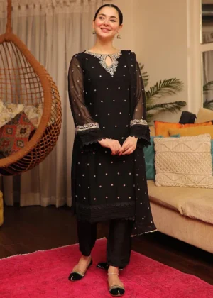 Asim Jofa Chiffon Black