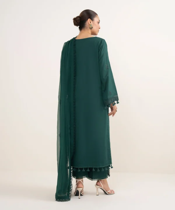 Saphire - Embroidered Textured Lawn Suit - Image 2