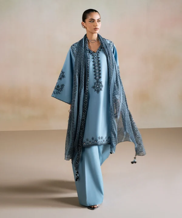Saphire - Embroidered Dobby Suit