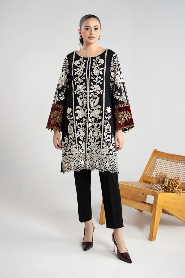 Maria-B Embroidered Cotton Dobby Suit