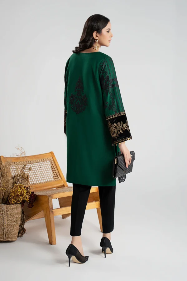 Maria-B  Embroidered Cotton Dobby Suit - Image 2